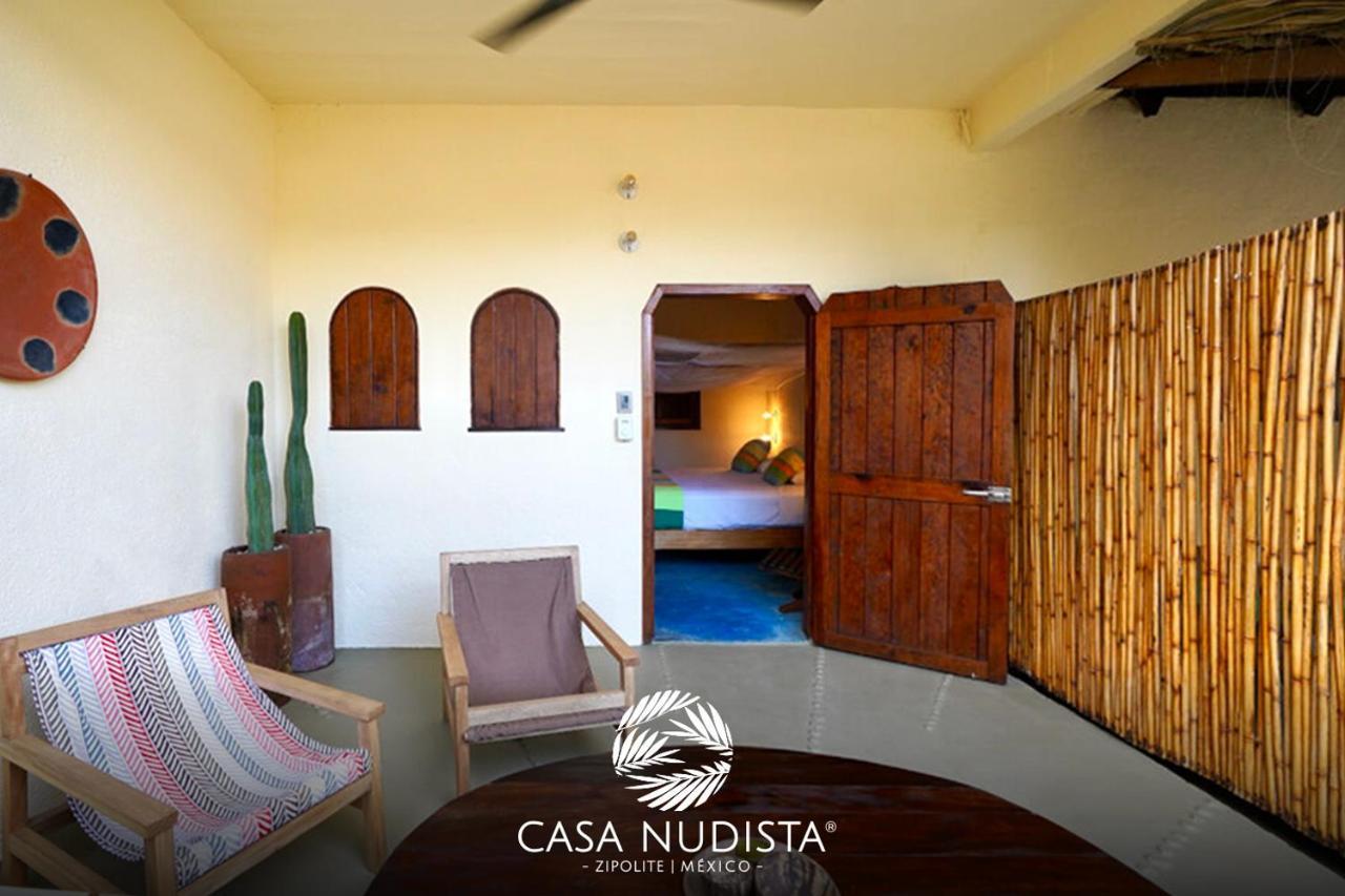 Casa Nudista - Lgbt Hotel Zipolite Exterior photo