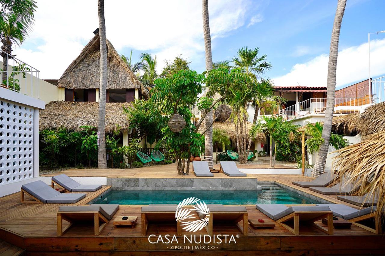 Casa Nudista - Lgbt Hotel Zipolite Exterior photo